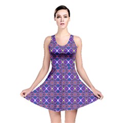 Background Pattern Geometrical Reversible Skater Dress by Sudhe