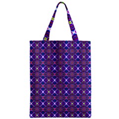 Background Pattern Geometrical Zipper Classic Tote Bag by Sudhe