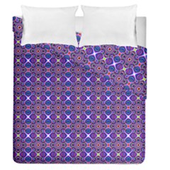 Background Pattern Geometrical Duvet Cover Double Side (queen Size) by Sudhe