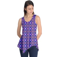 Background Pattern Geometrical Sleeveless Tunic by Sudhe