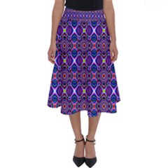 Background Pattern Geometrical Perfect Length Midi Skirt