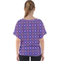 Background Pattern Geometrical V-Neck Dolman Drape Top View2