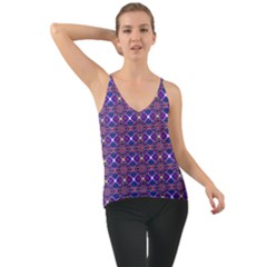 Background Pattern Geometrical Chiffon Cami by Sudhe