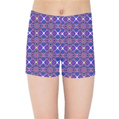 Background Pattern Geometrical Kids  Sports Shorts by Sudhe