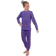 Background Pattern Geometrical Kids  Long Sleeve Set  by Sudhe