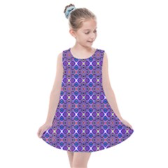 Background Pattern Geometrical Kids  Summer Dress by Sudhe