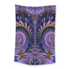 Abstract Fractal Pattern Artwork Small Tapestry by Sudhe