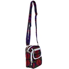 Abstract Art Fractal Shoulder Strap Belt Bag