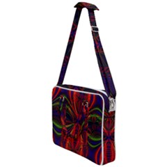 Abstract Art Fractal Cross Body Office Bag