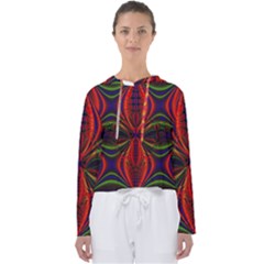 Abstract Art Fractal Women s Slouchy Sweat by Sudhe