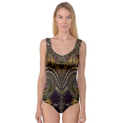 Abstract Fractal Pattern Artwork Princess Tank Leotard 