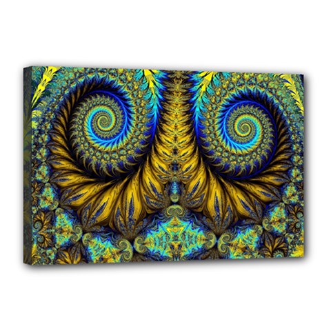 Abstract Art Fractal Creative Canvas 18  X 12  (stretched)