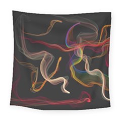 Abstract Smoke                     Square Tapestry by LalyLauraFLM