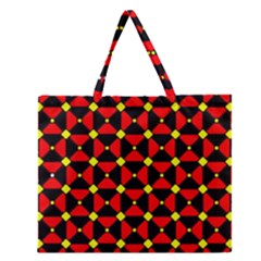 Rby-3-5 Zipper Large Tote Bag by ArtworkByPatrick