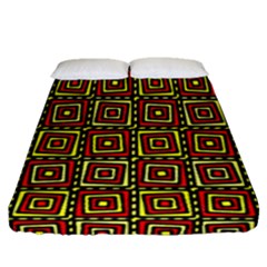 Rby 23 Fitted Sheet (queen Size) by ArtworkByPatrick