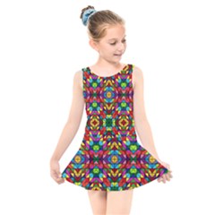 Ml 240 Kids  Skater Dress Swimsuit by ArtworkByPatrick