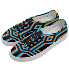 Cross Abstract Neon Women s Classic Low Top Sneakers by Pakrebo