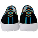 Cross Abstract Neon Kids  Slip On Sneakers View4