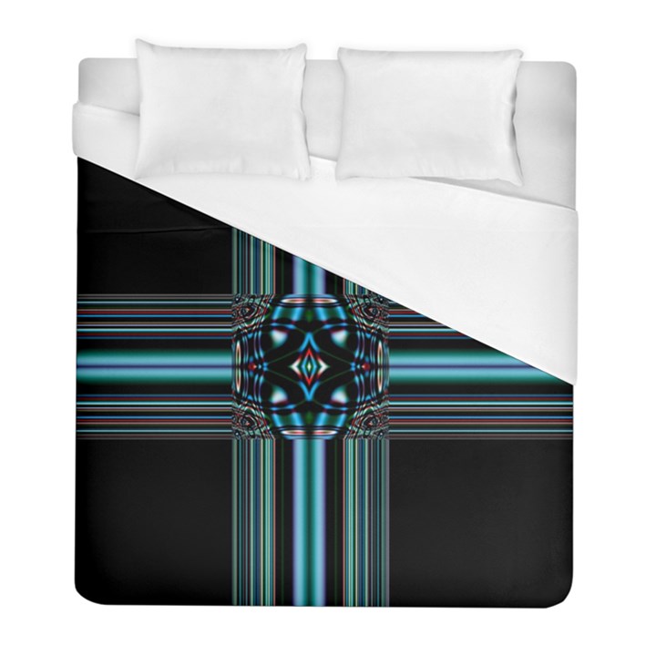 Cross Art Fractal Duvet Cover (Full/ Double Size)