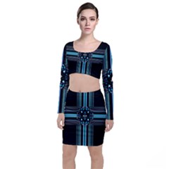 Cross Art Fractal Top And Skirt Sets by Pakrebo