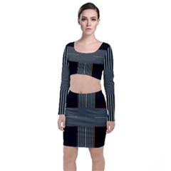 Cross Abstract Top And Skirt Sets by Pakrebo