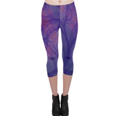 Art Fractal Artwork Creative Capri Leggings  by Pakrebo