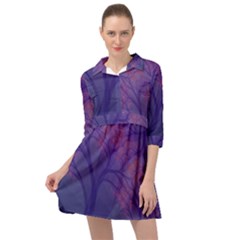 Art Fractal Artwork Creative Mini Skater Shirt Dress