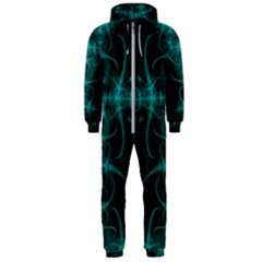 Abstract Art Design Digital Hooded Jumpsuit (men) 