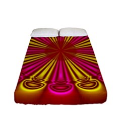 Abstract Art Fractal Modern Art Fitted Sheet (full/ Double Size)