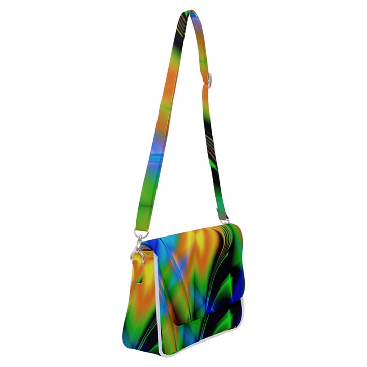 Color Concept Design Colorful Color Shoulder Bag with Back Zipper