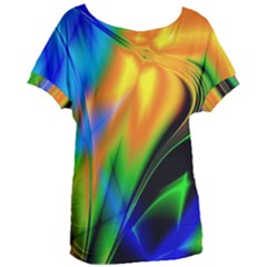 Color Concept Design Colorful Color Women s Oversized Tee