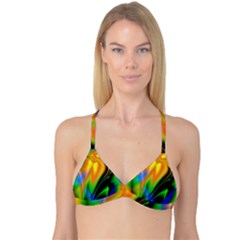 Color Concept Design Colorful Color Reversible Tri Bikini Top