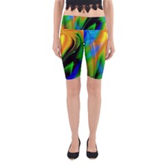 Color Concept Design Colorful Color Yoga Cropped Leggings