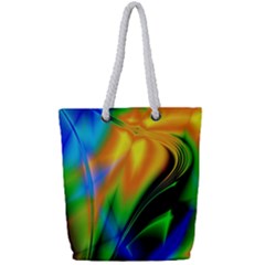 Color Concept Design Colorful Color Full Print Rope Handle Tote (small) by Pakrebo