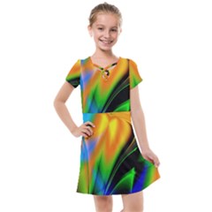 Color Concept Design Colorful Color Kids  Cross Web Dress by Pakrebo