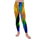 Color Concept Design Colorful Color Kids  Lightweight Velour Leggings View1