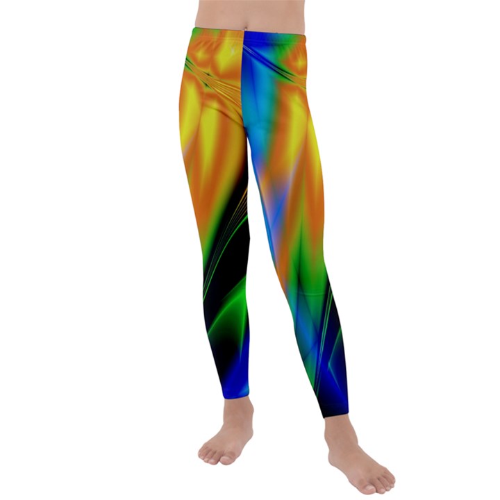 Color Concept Design Colorful Color Kids  Lightweight Velour Leggings