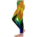 Color Concept Design Colorful Color Kids  Lightweight Velour Leggings View2