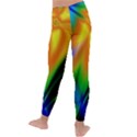 Color Concept Design Colorful Color Kids  Lightweight Velour Leggings View4