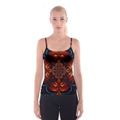 Abstract Art Artwork Fractal Design Spaghetti Strap Top