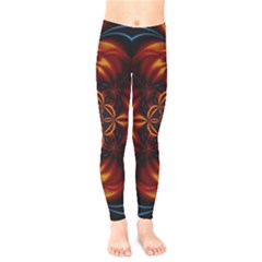 Abstract Art Artwork Fractal Design Kids  Legging