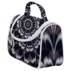 Abstract Digital Art Artwork Black White Satchel Handbag