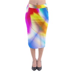 Color Concept Colors Colorful Midi Pencil Skirt by Pakrebo