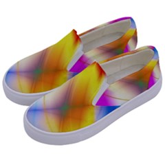 Color Concept Colors Colorful Kids  Canvas Slip Ons by Pakrebo