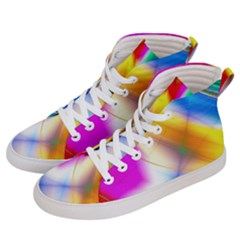 Color Concept Colors Colorful Men s Hi-top Skate Sneakers by Pakrebo