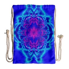 Digital Art Artwork Fractal Color Abstact Drawstring Bag (large) by Pakrebo