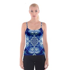 Abstract Art Artwork Fractal Design Spaghetti Strap Top by Pakrebo