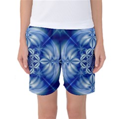 Abstract Art Artwork Fractal Design Women s Basketball Shorts by Pakrebo