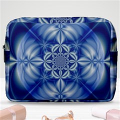 Abstract Art Artwork Fractal Design Make Up Pouch (large) by Pakrebo