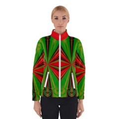 Abstract Art Fractal Modern Art Winter Jacket by Pakrebo